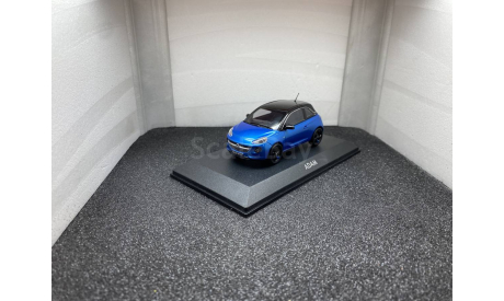 Opel Adam 2018 arden blueonyx black, масштабная модель, iScale, scale43