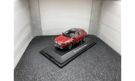 Mercedes-Benz GLA-Class X156 2014 jupiter red, редкая масштабная модель, Schuco, scale43