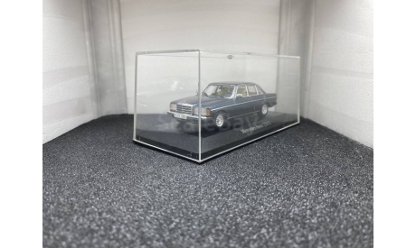 Mercedes-Benz 230E W123 Limousine 1976 Lapis blue, редкая масштабная модель, Minichamps, scale43