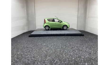 Opel Agila B 2008 lemongrass-green metallic, редкая масштабная модель, Schuco, 1:43, 1/43