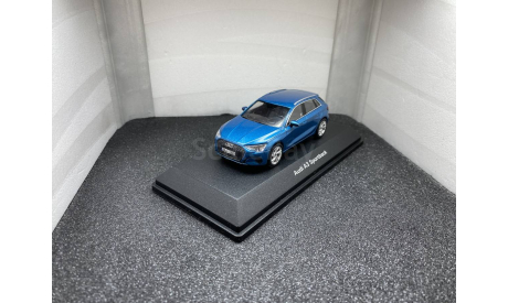 Audi A3 Sportback 2020 atollblau, масштабная модель, iScale, scale43