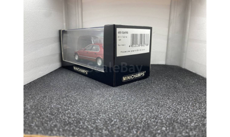 BMW 7 Series E32 1986 burgundrot ll metallic, редкая масштабная модель, Minichamps, scale43