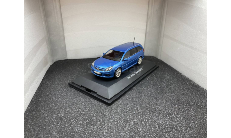 Opel Vectra C Caravan OPC 2002-2008 arden blue metallic, редкая масштабная модель, 1:43, 1/43, Schuco