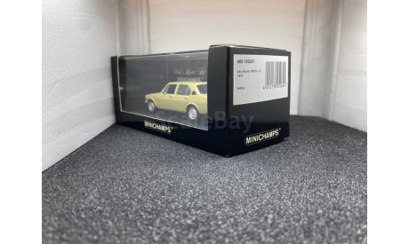 Alfa Romeo Alfetta 1.6 1975 giallo piper, редкая масштабная модель, Minichamps, scale43
