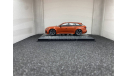 Audi RS6 Avant 2019 korallenorange, редкая масштабная модель, Minichamps, scale43