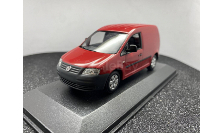 Volkswagen Caddy Kasten 2003 red, масштабная модель, Minichamps, scale43