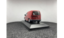 Volkswagen Caddy Kasten 2003 red, масштабная модель, Minichamps, scale43