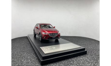 Mazda CX-3 2015 Soul Red Premium Metallic, редкая масштабная модель, scale43, Hi-Story