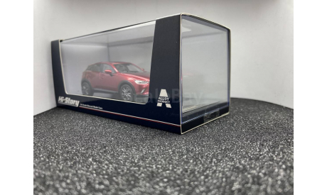 Mazda CX-3 2015 Soul Red Premium Metallic, редкая масштабная модель, scale43, Hi-Story