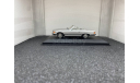 Mercedes-Benz 350 SL  R107 cabriolet 1970-80 silver, редкая масштабная модель, Minichamps, 1:43, 1/43