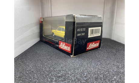 BMW 2002 1973 yellow, редкая масштабная модель, scale43, Schuco