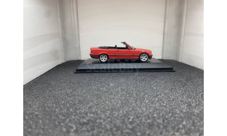 BMW 3 cabrio E36/2C 1993 - 1999 red, редкая масштабная модель, Minichamps, scale43