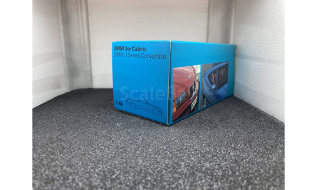 BMW 3 cabrio E36/2C 1993 - 1999 red, редкая масштабная модель, Minichamps, scale43