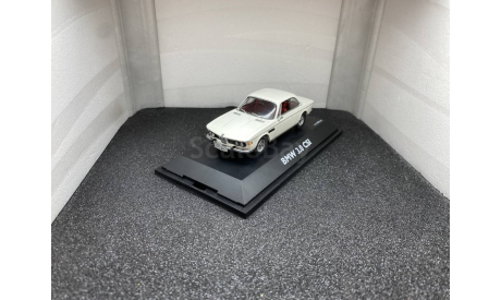 BMW 3.0 CSI E9 1971 creme, редкая масштабная модель, scale43, Schuco