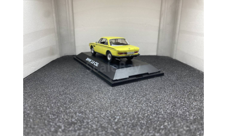 BMW 3.0 CSL E9 1973 gelb, редкая масштабная модель, scale43, Schuco