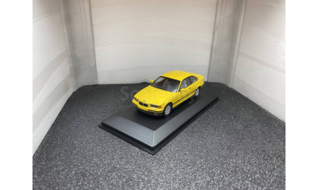 BMW 3 Series E36 Coupe yellow, редкая масштабная модель, Minichamps, scale43