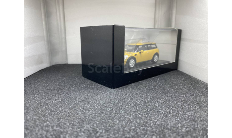 Mini Cooper Clubman 2007 yellow, редкая масштабная модель, Minichamps, scale43