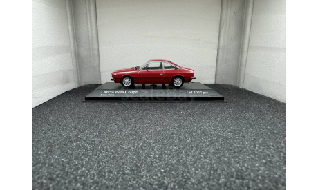 Lancia Beta Coupe 1981 red, редкая масштабная модель, Minichamps, scale43