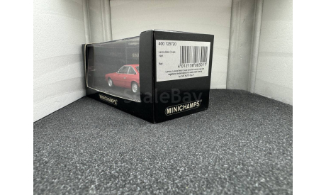 Lancia Beta Coupe 1981 red, редкая масштабная модель, Minichamps, scale43