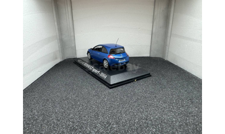 Renault Megane Sport 2004 blue metallic, редкая масштабная модель, Universal Hobbies, scale43