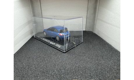 Renault Megane Sport 2004 blue metallic, редкая масштабная модель, Universal Hobbies, scale43