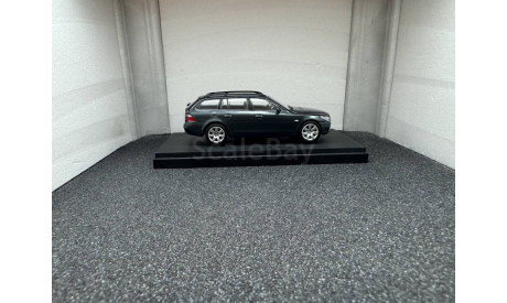 BMW 545i  Touring E61 2004 titan gray, редкая масштабная модель, Kyosho, scale43