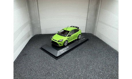 Ford Focus RS 2008 ultimate green metallic, редкая масштабная модель, Minichamps, 1:43, 1/43