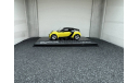 Smart roadster-coupe 2003 shine yellow, редкая масштабная модель, Minichamps, scale43