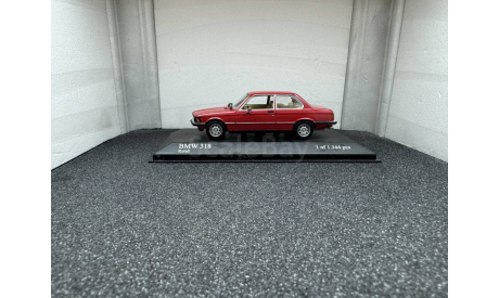 BMW 318 E21 korall, редкая масштабная модель, Minichamps, scale43