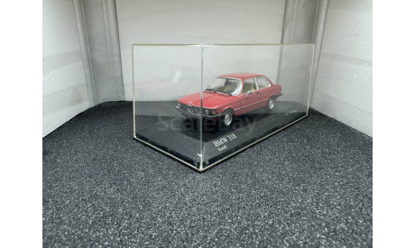BMW 318 E21 korall, редкая масштабная модель, Minichamps, scale43