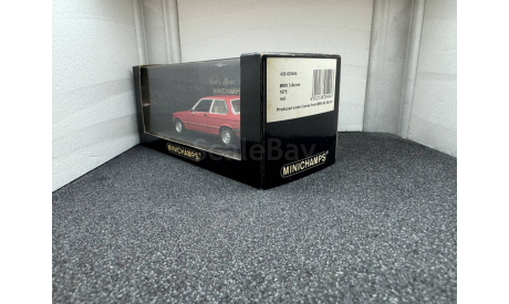 BMW 318 E21 korall, редкая масштабная модель, Minichamps, scale43