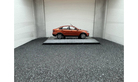 LADA Vesta Cross оранжевый металлик, масштабная модель, scale43, ВАЗ