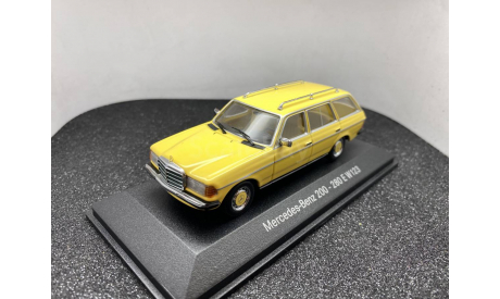 Mercedes-Benz 200 T - 280 TE W123 1977 mellit yellow, редкая масштабная модель, Minichamps, 1:43, 1/43