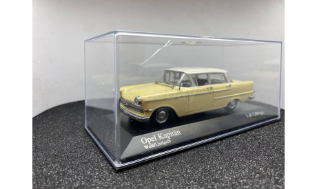 Opel Kapitan P2 6 Bj 1959 yellow/white, масштабная модель, Minichamps, scale43