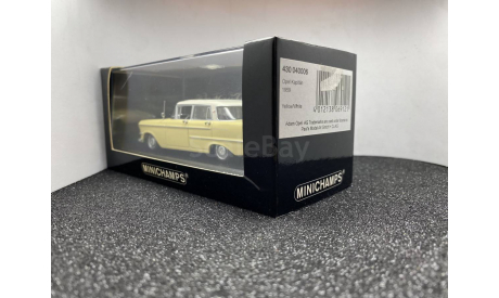 Opel Kapitan P2 6 Bj 1959 yellow/white, масштабная модель, Minichamps, scale43