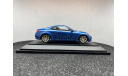 Nissan Skyline coupe 350 GT blue metallic, редкая масштабная модель, Ebbro, scale43