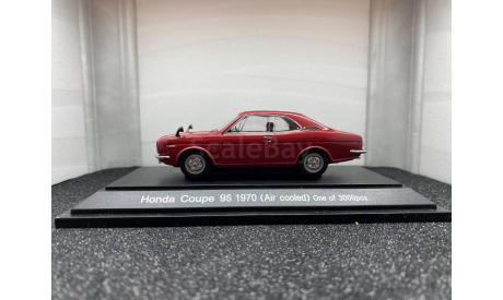 Honda coupe 9S 1970 Air Cooled red, редкая масштабная модель, Ebbro, 1:43, 1/43