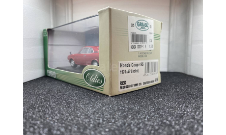 Honda coupe 9S 1970 Air Cooled red, редкая масштабная модель, Ebbro, 1:43, 1/43
