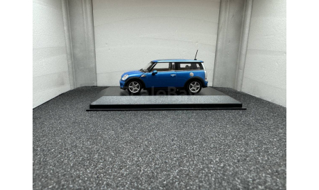 Mini Cooper Clubman 2007 blue metallic, редкая масштабная модель, Minichamps, scale43