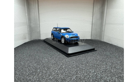 Mini Cooper Clubman 2007 blue metallic, редкая масштабная модель, Minichamps, scale43