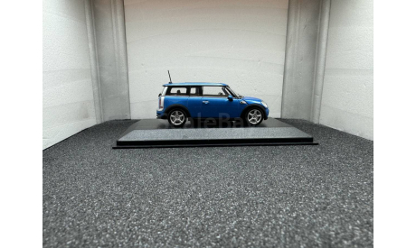 Mini Cooper Clubman 2007 blue metallic, редкая масштабная модель, Minichamps, scale43