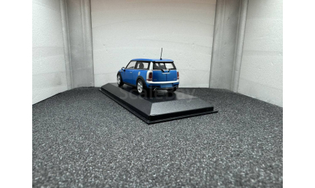 Mini Cooper Clubman 2007 blue metallic, редкая масштабная модель, Minichamps, scale43