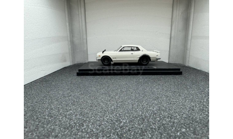 Nissan Skyline 2000 GT-R  KPGE10 1971 white, масштабная модель, Ebbro, scale43