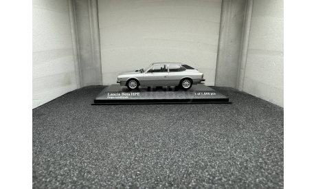 Lancia Beta HPE 1981 grigio metallizzato, редкая масштабная модель, Minichamps, scale43