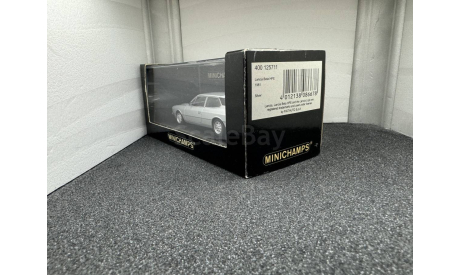 Lancia Beta HPE 1981 grigio metallizzato, редкая масштабная модель, Minichamps, scale43