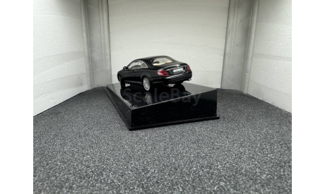 Mercedes-Benz Coupé (C216) CL500 2006 obsidianschwarz metallic, редкая масштабная модель, Autoart, scale43