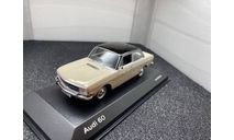 Audi 60 1970 chinchilla/schwarz, редкая масштабная модель, Minichamps, scale43