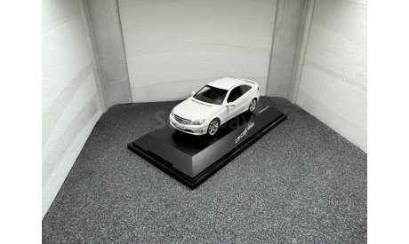 Mercedes-Benz CLC CL203 2008 - 2011 сoncept white, редкая масштабная модель, Schuco, scale43