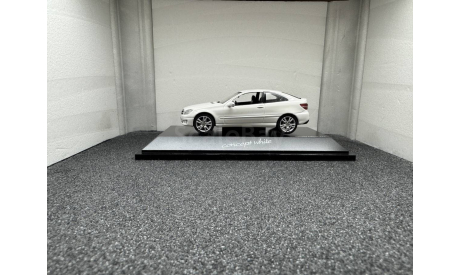 Mercedes-Benz CLC CL203 2008 - 2011 сoncept white, редкая масштабная модель, Schuco, scale43