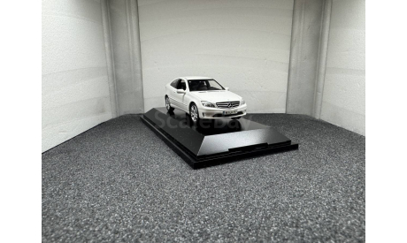 Mercedes-Benz CLC CL203 2008 - 2011 сoncept white, редкая масштабная модель, Schuco, scale43
